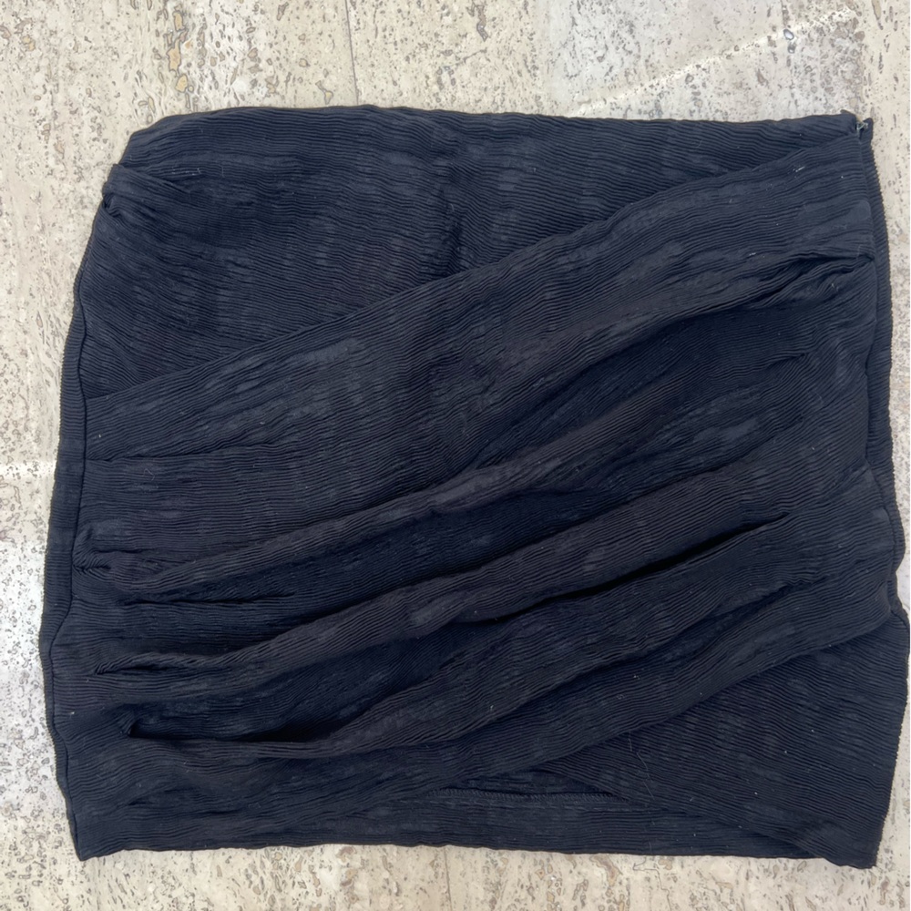 Ba&sh mini draped black skirt size US 4 / XS